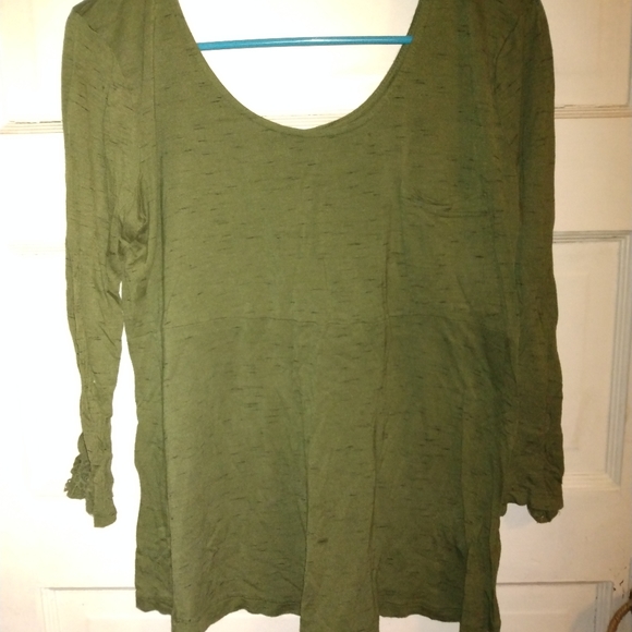 Lily rose army green shirt - Picture 1 of 3